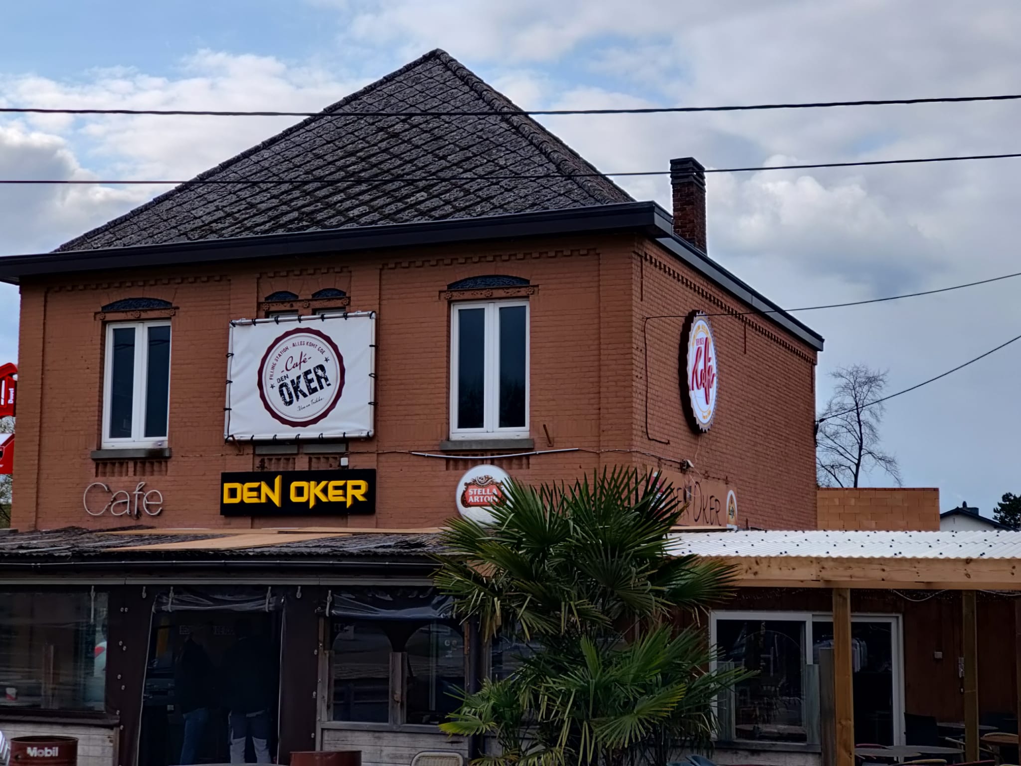 Café Den Oker - Reclameplan
